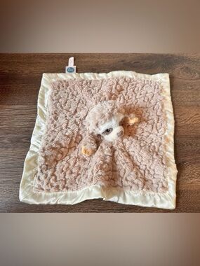 Baby Security Blanket Sloth Plush Satin Trim Lovey Toy 12" Mary Meyer Unisex